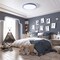 Round LED Ceiling Light Fixture Modern Flush Mount 36W 6500K Cool Daylight Energy Ideal for Office Kitchen Bedroom Living Room Bathroom Dining Room Hallway and Entryway